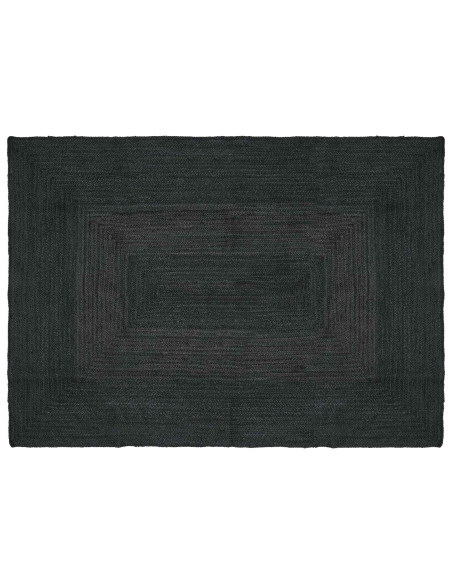 Tappeti per area Rettangolare Grigio Scuro 120 x 170 cm Juta