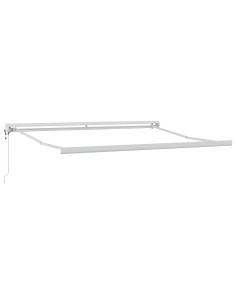 Tenda da Sole Grigio chiaro e bianco 300 x 250 cm 2