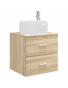 Mobile Lavabo da Parete Rovere Sonoma 49,5 x 44,5 x 66 cm