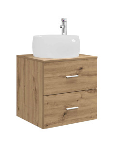 Mobile Lavabo da Parete Rovere Artigianale 49,5 x 44,5 x 66 cm
