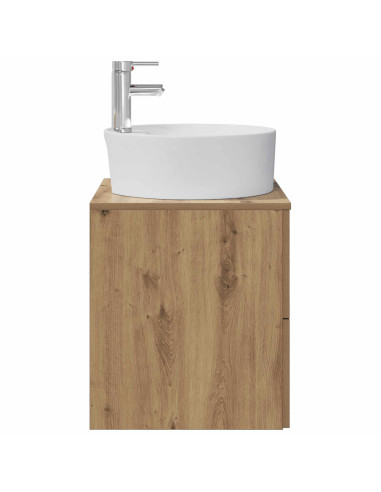 Mobile Lavabo da Parete Rovere Artigianale 49,5 x 44,5 x 65 cm
