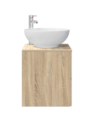Mobile Lavabo da Parete Rovere Sonoma 49,5 x 44,5 x 66,5 cm