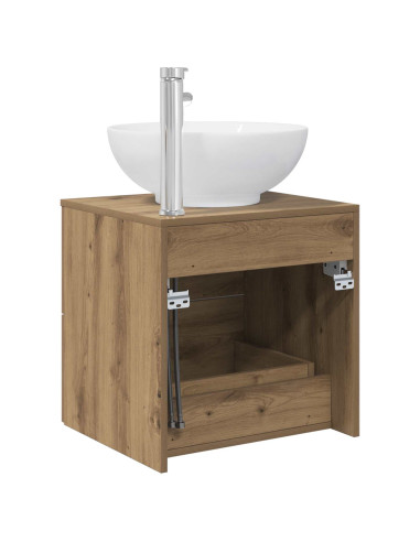 Mobile Lavabo da Parete Rovere Artigianale