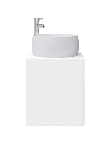 Mobile Lavabo da Parete Bianco 49,5 x 44,5 x 66 cm