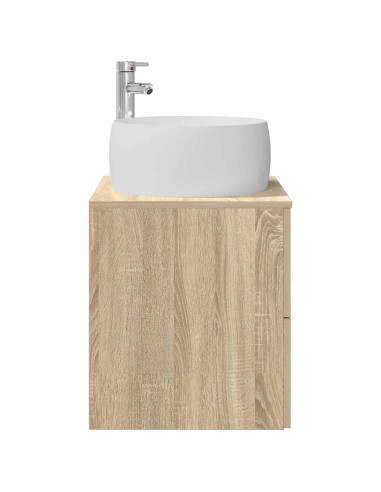 Mobile Lavabo da Parete Rovere Sonoma 49,5 x 44,5 x 66 cm