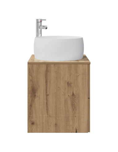 Mobile Lavabo da Parete Rovere Artigianale 49,5 x 44,5 x 66 cm