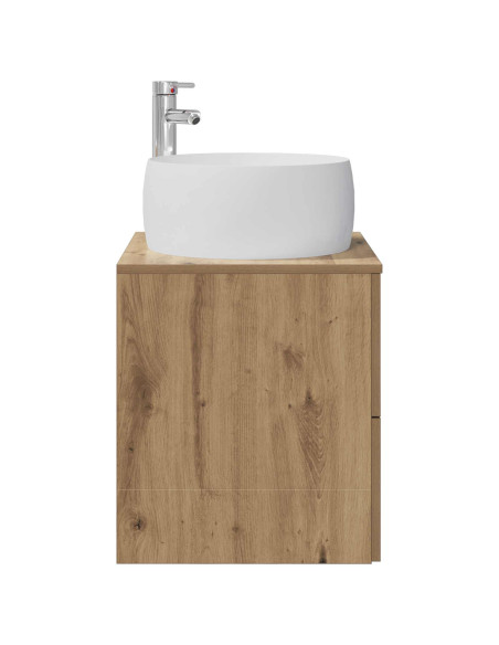 Mobile Lavabo da Parete Rovere Artigianale 49,5 x 44,5 x 66 cm