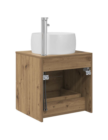 Mobile Lavabo da Parete Rovere Artigianale 49,5 x 44,5 x 66 cm