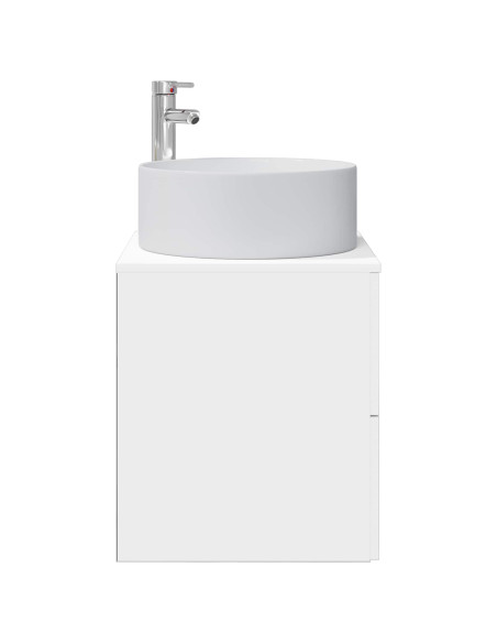Mobile Lavabo da Parete Bianco 49,5 x 44,5 x 65,5 cm