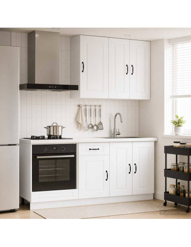 Unità Cucina KALMAR 5 pcs Bianco Legno ingegnerizzato
