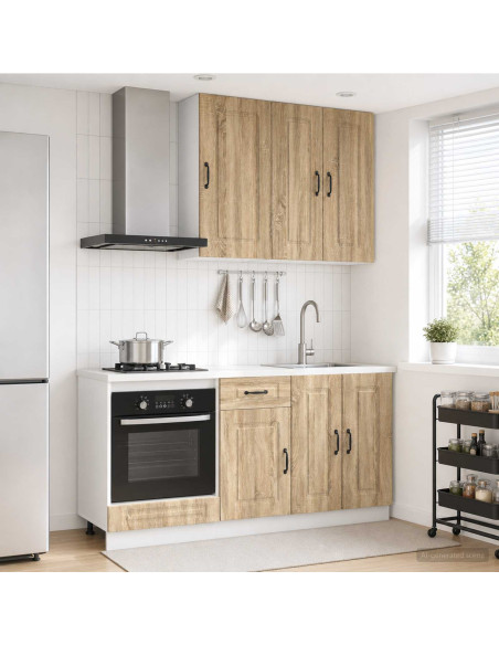 Unità Cucina KALMAR 5 pcs Rovere Sonoma Legno ingegnerizzato