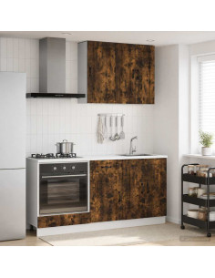 Unità Cucina KALMAR 5 pcs Rovere Fumo Legno ingegnerizzato