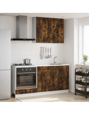 Unità Cucina KALMAR 5 pcs Rovere Fumo Legno ingegnerizzato