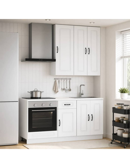 Unità Cucina KALMAR 5 pcs Bianco Legno ingegnerizzato