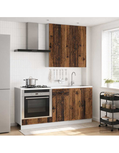 Unità Cucina KALMAR 5 pcs Legno antico Legno ingegnerizzato