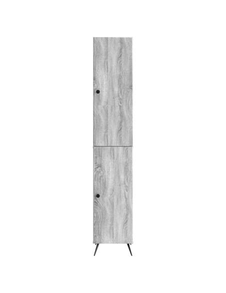 Set di armadi 2 pcs Sonoma grigio Legno ingegnerizzato