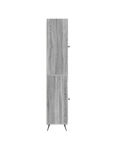 Set di armadi 2 pcs Sonoma grigio Legno ingegnerizzato