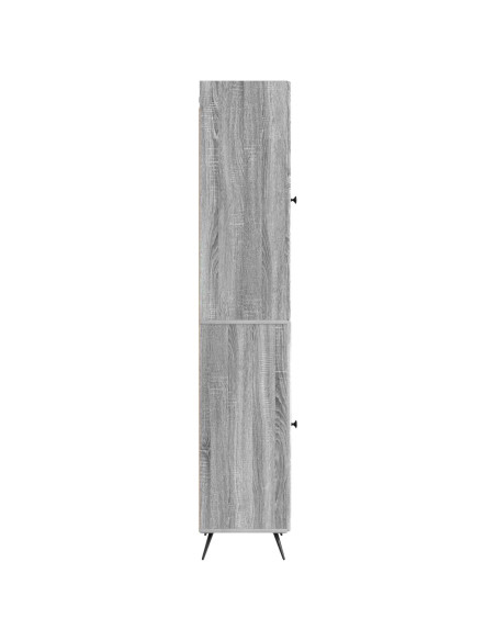 Set di armadi 2 pcs Sonoma grigio Legno ingegnerizzato