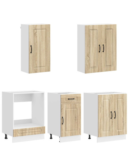 Unità Cucina KALMAR 5 pcs Rovere Sonoma Legno ingegnerizzato