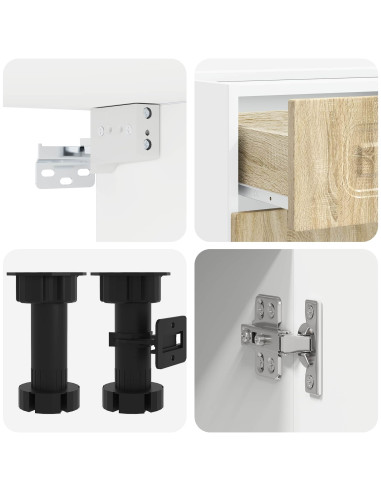 Unità Cucina KALMAR 5 pcs Rovere Sonoma Legno ingegnerizzato