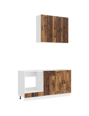 Unità Cucina KALMAR 5 pcs Legno antico Legno ingegnerizzato