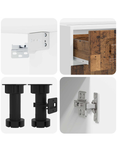 Unità Cucina KALMAR 5 pcs Legno antico Legno ingegnerizzato