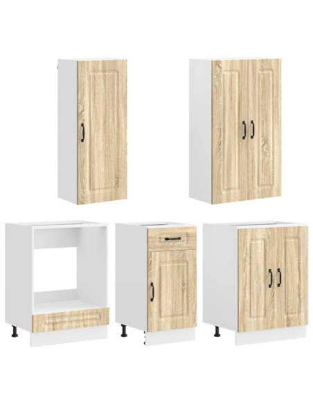 Unità Cucina KALMAR 5 pcs Rovere Sonoma Legno ingegnerizzato