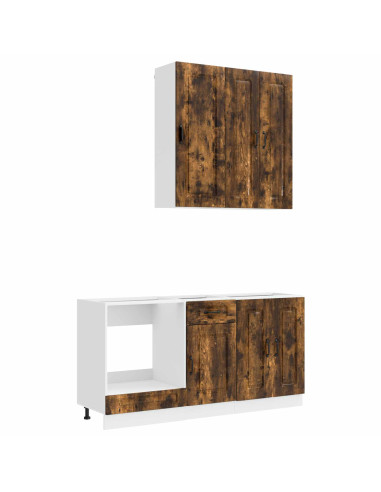 Unità Cucina KALMAR 5 pcs Rovere Fumo Legno ingegnerizzato