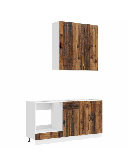 Unità Cucina KALMAR 5 pcs Legno antico Legno ingegnerizzato