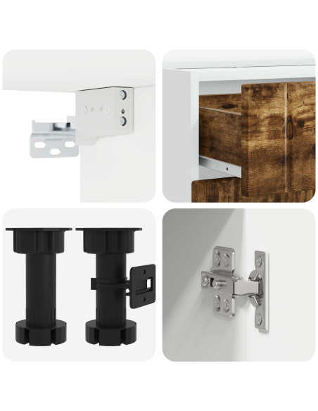 Unità Cucina LUCCA 5 pcs Rovere Fumo Legno ingegnerizzato
