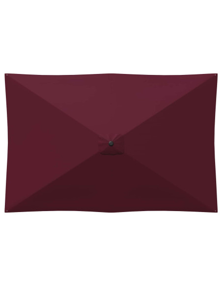 Ombrello da giardino 200 x 300 cm Poliestere Rettangolare