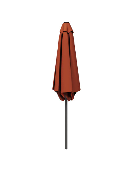 Ombrello da giardino 230 x 230 cm Poliestere Rettangolare