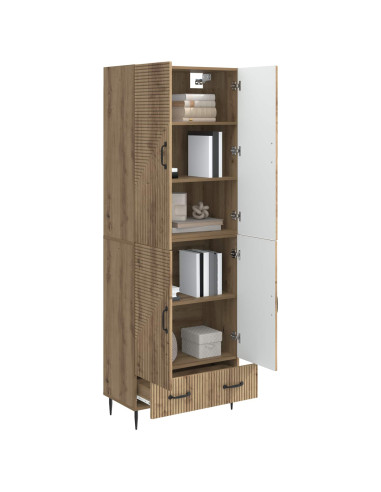 Set di armadi 2 pcs 66 x 34,5 x 95 cm Legno ingegnerizzato