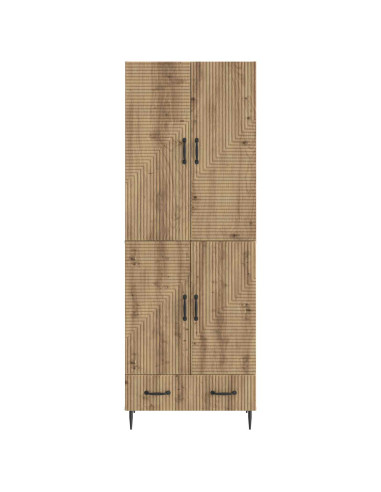 Set di armadi 2 pcs 66 x 34,5 x 95 cm Legno ingegnerizzato