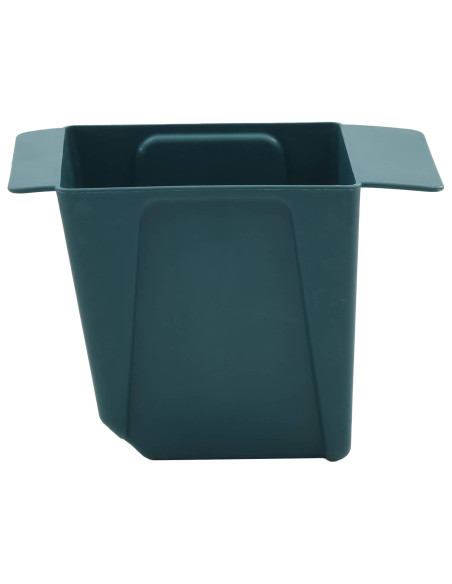 Fioriere per Euro pallet 12 pcs Verde 14 x 9 x 9,5 cm