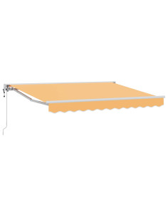 Tenda retrattile Sabbia 2,5 x 2 m Poliestere e Alluminio