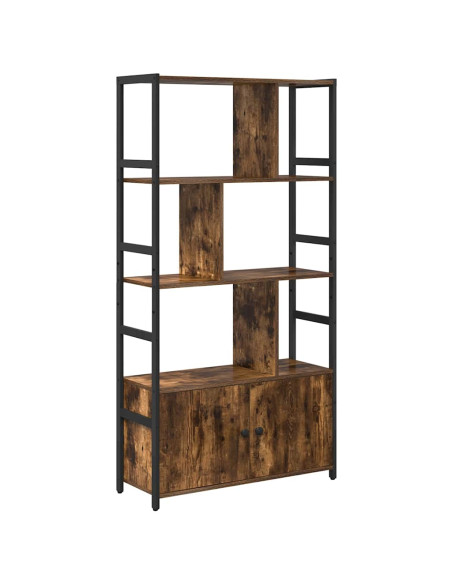 Libreria Rovere fumé 80 x 30 x 155,5 cm Legno multistrato