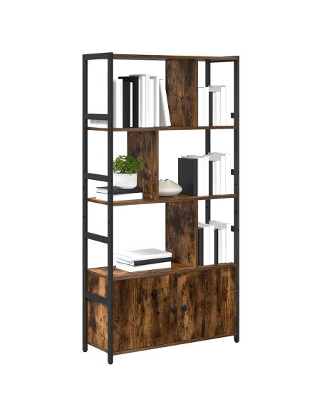 Libreria Rovere fumé 80 x 30 x 155,5 cm Legno multistrato