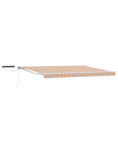 Tettuccio Elettrico Retrattile Blu, Arancione, Bianco 4 × 3,5 m