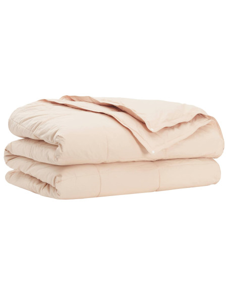 Piumone Beige 220 x 240 cm Fibra di kapok