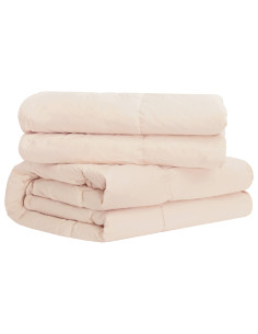 Piumone Beige 140 x 200 cm Fibra di kapok 2