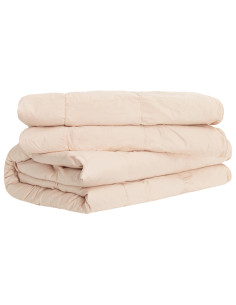 Piumone Beige 240 x 260 cm Fibra di kapok 2