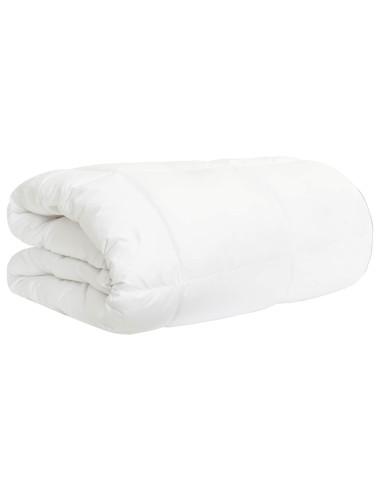 Piumino Letto Estivo Bianco 200 x 200 cm Fibra di bambù