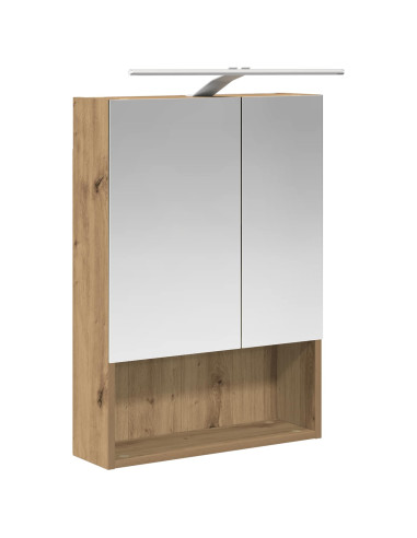 Set di Armadi da Bagno 5 pcs Rovere Artigianale