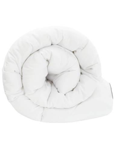 Piumino Letto Estivo Bianco 200 x 240 cm Fibra di bambù