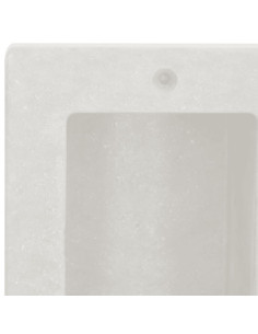 Nicchia da Doccia con 2 Scomparti Bianco Opaco 41x51x10 cm