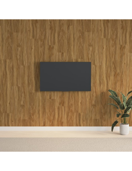 Pannelli da Parete Effetto Legno Marrone PVC 2,06 m²