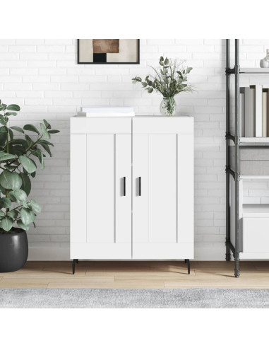 Credenza Bianca 69,5x34x90 cm in Legno Multistrato