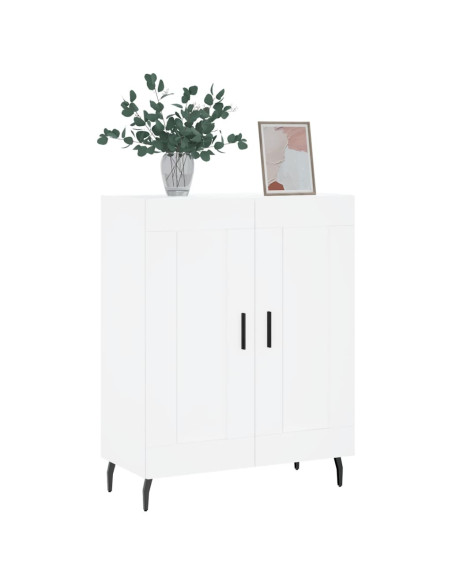 Credenza Bianca 69,5x34x90 cm in Legno Multistrato