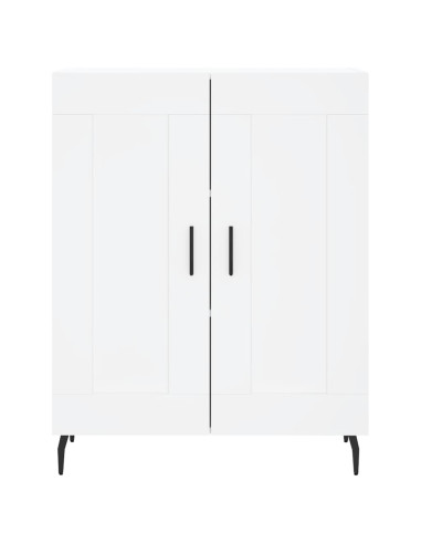 Credenza Bianca 69,5x34x90 cm in Legno Multistrato
